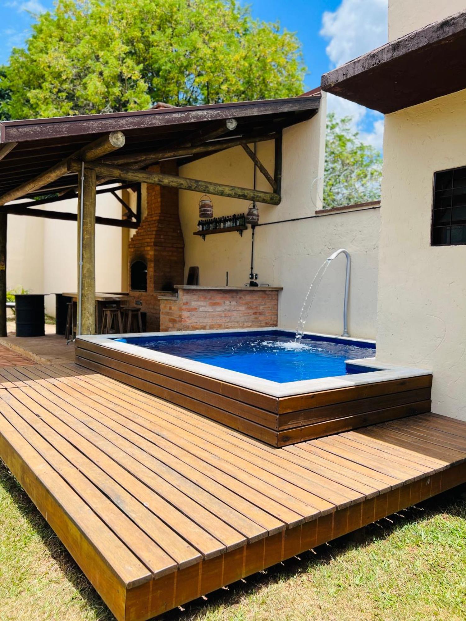 Espaco Ranchao Com Piscina Em Sao Pedro - Sp 外观 照片